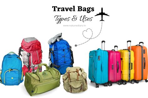 types of travelling bags